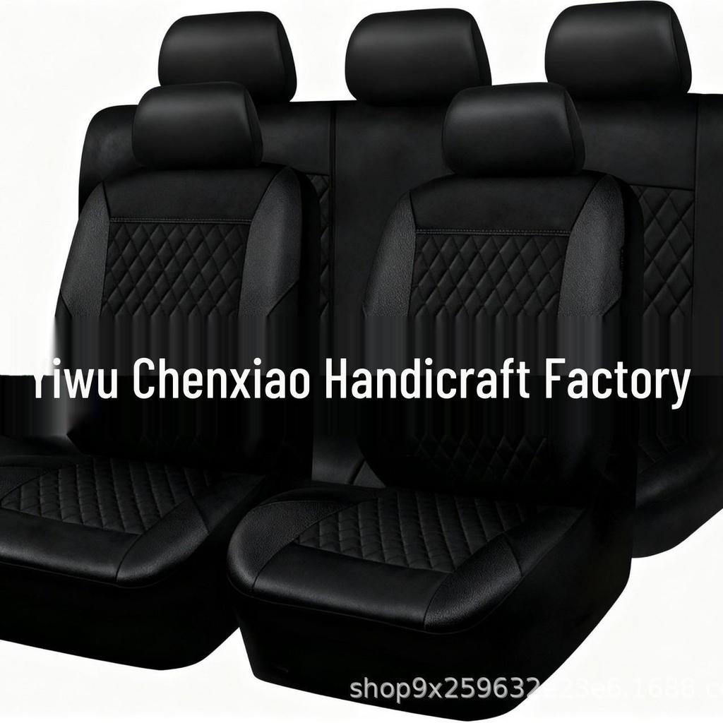 PU Quilted Diamond Wing Style Leather Car Seat Cover