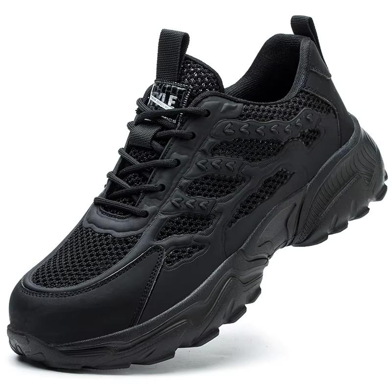 Breathable Mesh Safety Shoes Men White Protective Shoes For Men Women Work Sneakers Summer Lightweight Indestructible Shoes 2026