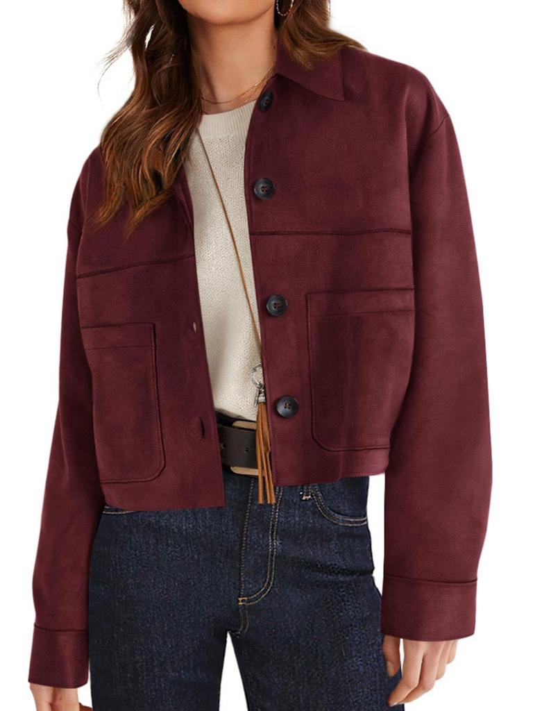 Damen Kunstlammfell Kurze Jacke Lässig Leicht Herbstmode Wintermantel Trendige Kleidung