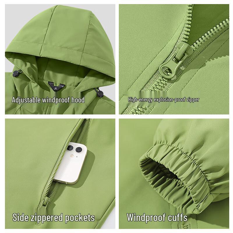 Mark Fairwhale Men's Outdoor Windproof Hooded Jacket
