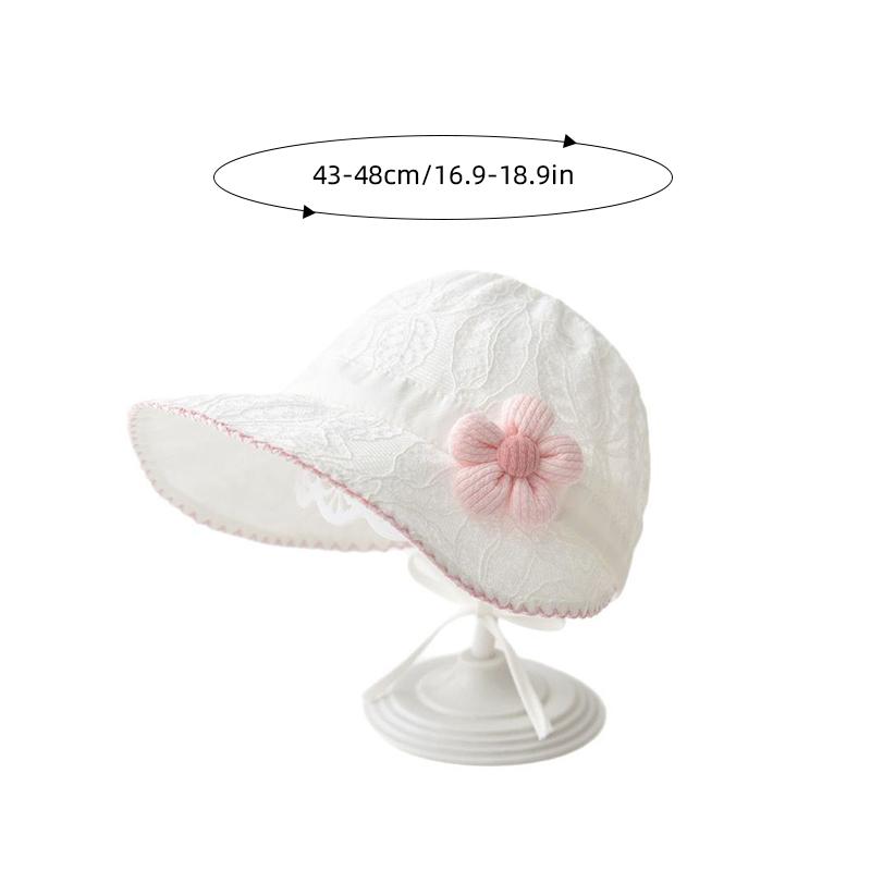 Kids Flower 01y Baby Cute Sun Hat Large Brimmed Girl Sunscreen Basin Caps Summer Thin Breathable Children Bucket Hats