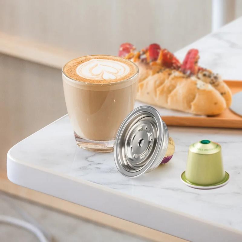 Stainless Steel G Cup Small Capsule Conversion Filter Adapter for Vertuo Next Pop Machine for Nespresso Coffee Capsule Reusable