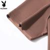 PLAYBOY Men's Cooling Half-Zip Polo T-Shirt