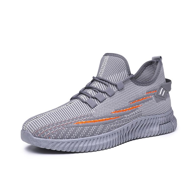 

Чоловіче взуття 2025 Весна Новий студент Корейська версія модного спортивного взуття літаюче ткане дихаюче зручне взуття для бігу Модне чоловіче взуття 44