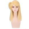45 cm Anime de înaltă calitate Anime Fairy Tail Lucy Heartfilia Costum lung drept perucă Cosplay pentru femei Perucă din păr sintetic