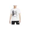 Nike T Shirts Men's White Crew Neck Moderate Straight Fit DM5434-100
