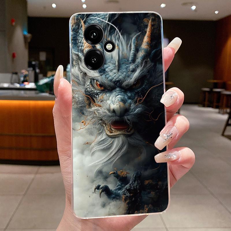 Global For Honor 400 5G Case DNY-NX9 Clear Cute Cartoon Dragon Luxury Cool Boys Girls Cover For Honor 400 Pro DNP-NX9 Phone Case