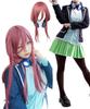 [Milky Time] The Quintessential Quintuplets Nakano Ichika, Nino Miku, Yotsuba Itsuki Cosplay Set with Wig, Halloween (M, Miku Set)