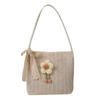 Pc Woven Bag With Magnetic Closure For Daily Street Style Fashion