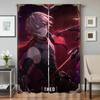 Home Interior Kitchen Curtains for Living Room 2 Pieces Blackout Curtains Door Curtain Kings Raid Bedroom Decoration Partition