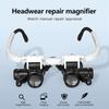 Repairing for Jewelry Appreciation Light Lens Barrel Magnifier Magnifying Glass Microscope Loupe