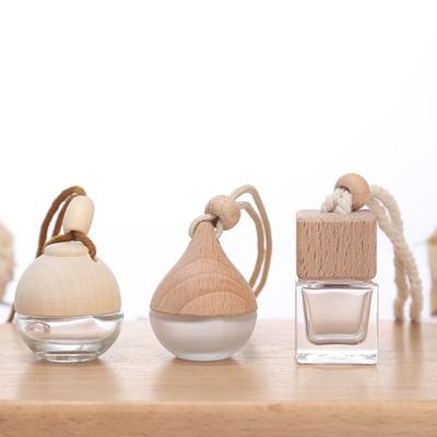 Car Perfume Pendant Aromatherapy Refillable Diffuser Rearview Mirror Ornament Auto Air Fresher