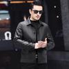 Spring and Autumn New Leather Jacket Men's Short Leather Jacket Fashion Casual Lapel Leather Jacket Youth Jacket