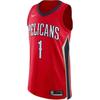 SS21 NBA Pelicans Zion Williamson Letter Print Basketball Vest Men Tops Deep-Red AV2674-658