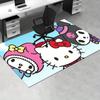 1pc Sanrio Melody Mermaid Printed Office Carpet Rectangle Rug Under The Table,Perfect Room Decor for Living Room, Bedroom, Kitchen, Non-slip Floor Mat