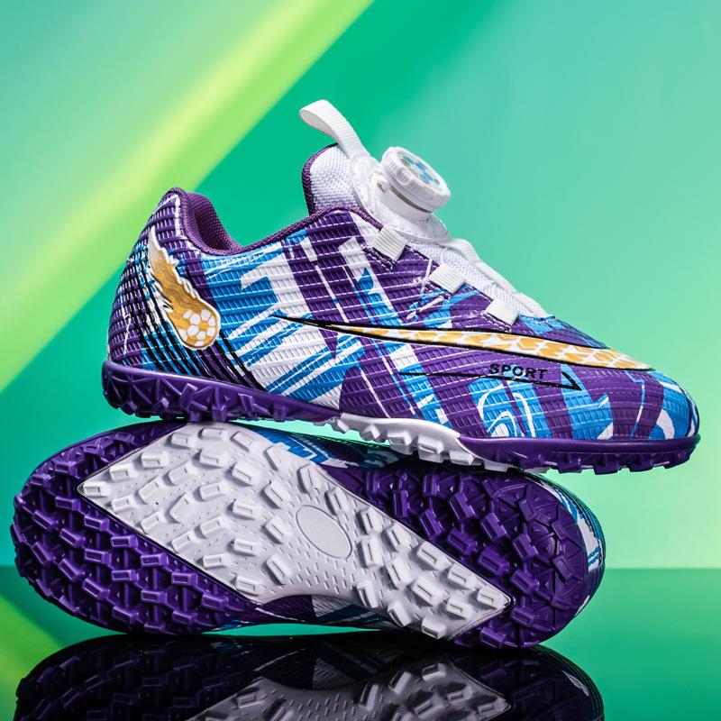 Low-top Mandarin Duck Football Shoes Men's Broken Nails TF Children's Girls AG Long and Short Nails Student Training Children's Football Shoes
