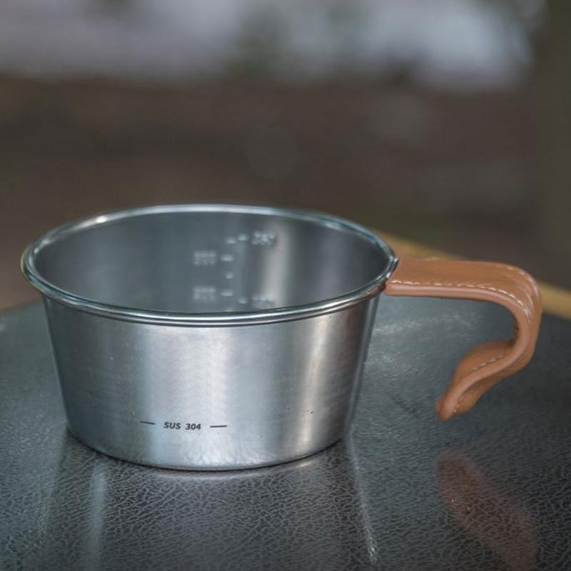 PU Leather Camping Mugs Handle Protectors Cup Handle Wrap Sleeve Camping Bowl Cup Handle Guard Picnics Bowl Handle Cover