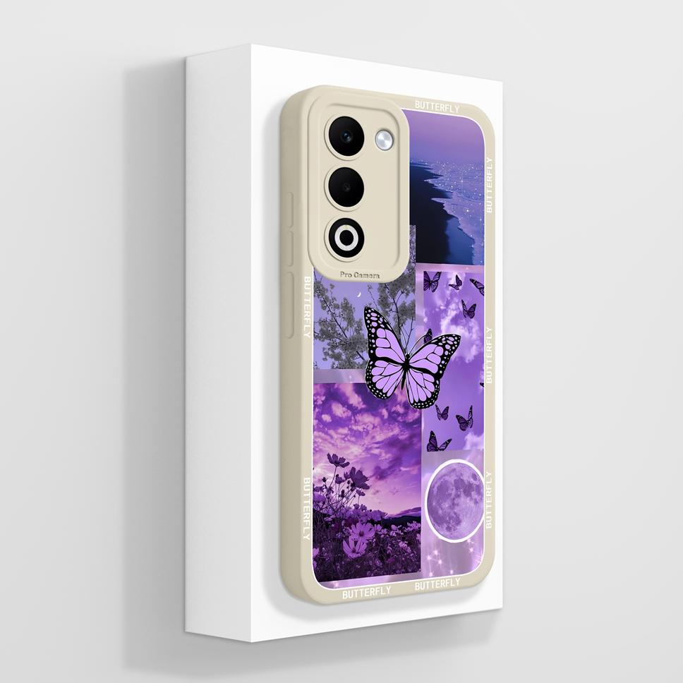 For Oppo A5 5G CPH2735 Phone Case Elegant Butterfly Patterns High Quality Bumper For Oppo A 5 OppoA5 Anti Drop Soft Fundas Capa