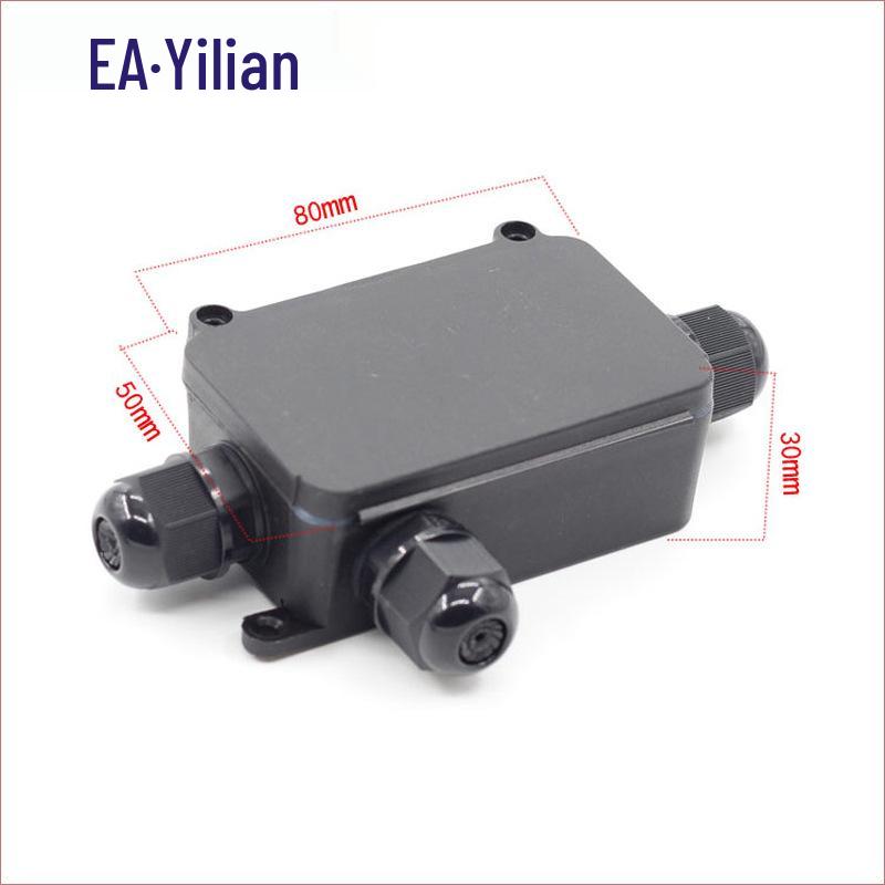 EB4 3-Way Outdoor Waterproof Junction Box, UV-Resistant and Dustproof.