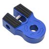 Winch Shackle Mount 30000Lbs Loading Iron Pin Rubber Guard Universal for ATV Pickup Soft Shackle D Ring Blue