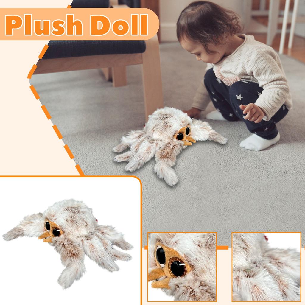 Small Spider, Jumping Spider Doll, Insect, Stuffed Doll, Stuffed Animal Toy.