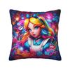 Federe Cuscino Personalizzate Disney Alice nel Paese delle Meraviglie Gatto dello Cheshire Divertente Velluto Lusso Decorazione Cuscino Salotto