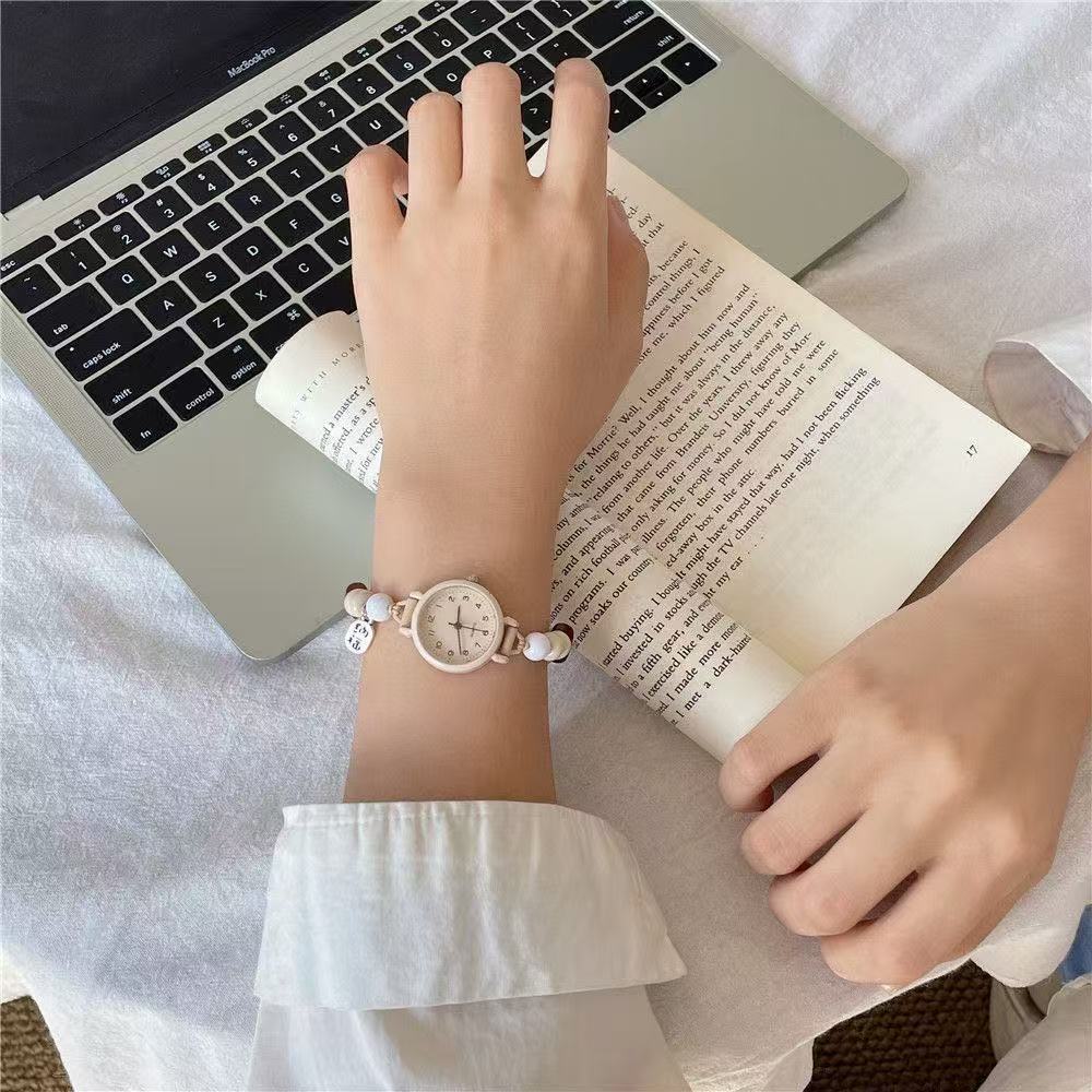 Diy Girlfriend Bracelet Watch Female Model Junior High School Student Xiaozhongsen Retro Mori Simple Small Fresh Versatile