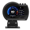 Car Head Up Display OBD2 GPS Dual System HD Screen Speedometer Tachometer Projector Center Console Mounted Universal