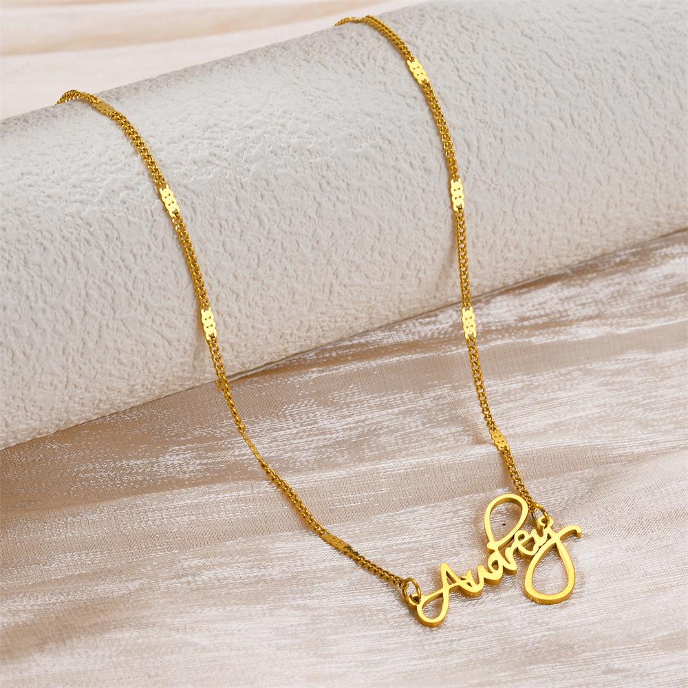 Simple Fashion Titanium Steel Women's Necklace - Non-fading, Luxurious, Versatile, Korean Style Clavicle Chain