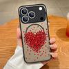 Love Hearts Print Case For iPhone 17 Pro Max Case iPhone 16 15 14 13 Pro Max 17E Magnetic For Magsafe Thin Ring Hybrid TPU+PC Matte Cover