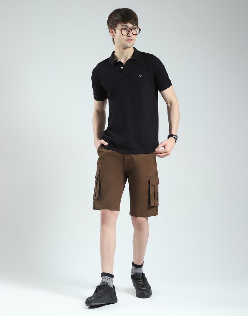 MONTE CARLO Men's Solid Regular Fit Short