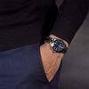 Casio EDIFICE series simple casual fashion quartz movement stainless steel strap Japanese and Korean watch men's watch blue dial EFV-100D-2AVUDF