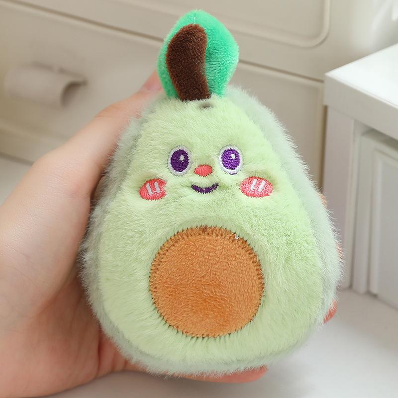Cute Fruit Keychain Girls Bag Pendant School Bag Back Plush Toy Doll Wedding Throwing Doll