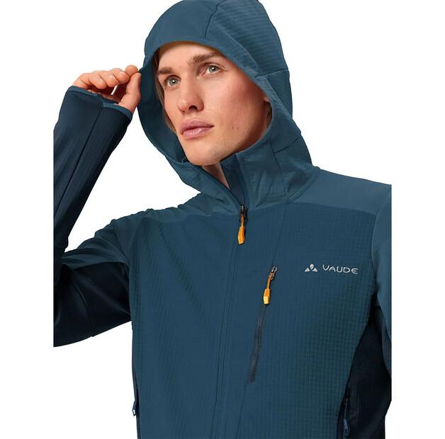 VAUDE флисовая толстовка Monviso Grid