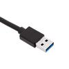 AmazonBasics USB Hub Adapter 4 Port USB with Gigabit Ethernet Port RJ45 Black 3.0