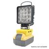 Flashlights Portable Work Light For De-walt For Workshop Camping LED WorkLight Torch Battery Black Flood Light