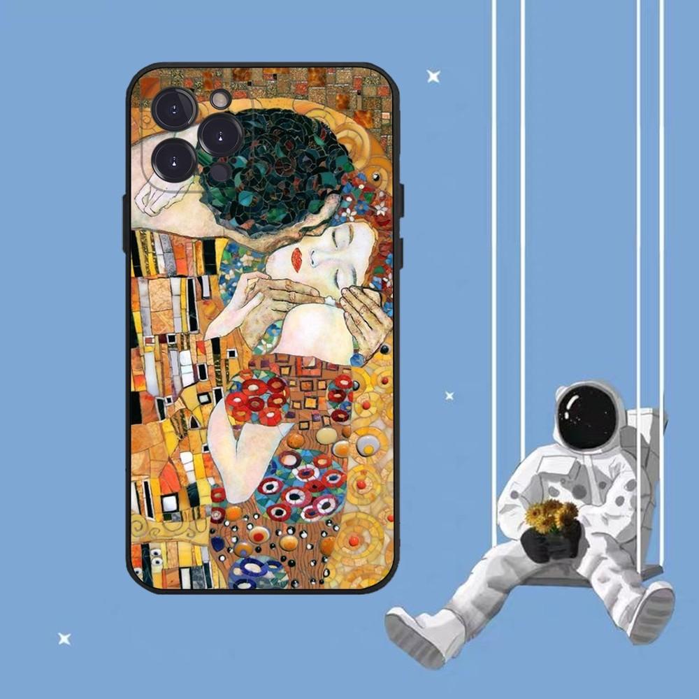 

Чехол для телефона «Поцелуй» Густава Климта для IPhone 16 15 14 11 12 13 Mini Pro XS Max Чехол 6 7 8 Plus X Funda Shell iPhone 13 mini