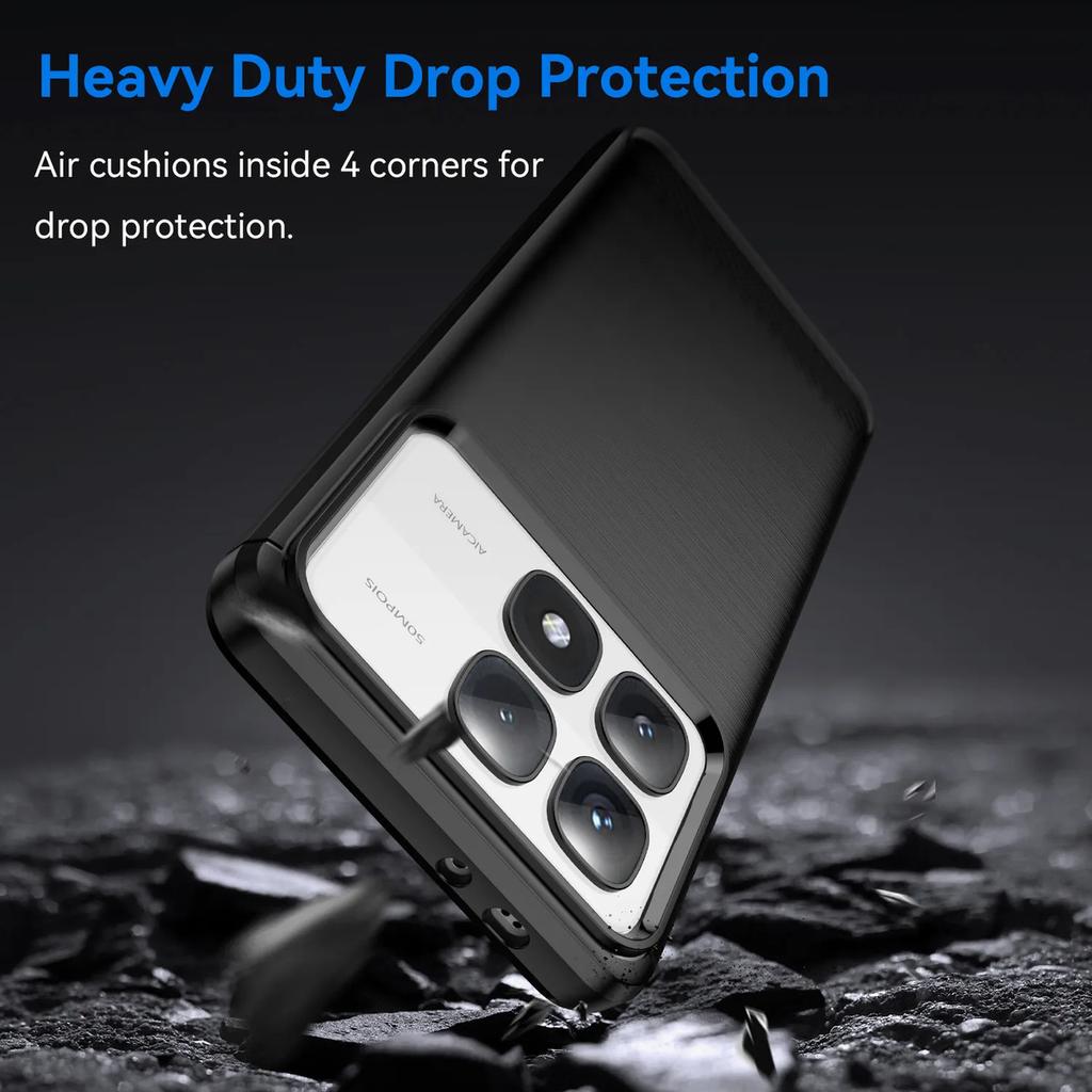 Phone Case For Xiaomi Redmi K70 Ultra ,flexible Tpu Fiber Protective Cover For Xiaomi Redmi K70 Ultra