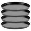 Plats à four - grizzly - lot de 4 - anti-adhérent - 28 cm - cuisson de pizzas