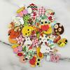 (50 pieces) 2-hole mixed size white wooden button scrapbook DIY home decoration