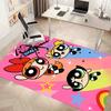 The Powerpuff Girls1 Printed Absorbent Washable Carpet, Non-Slip Bathroom Mats, Kitchen Rugs, Yoga Mat,Living Room Entrance, Camping Picnic Rugs