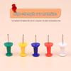 I-Pin Large Transparent Colored Pushpins for Art, Cork Boards, and Photo Walls