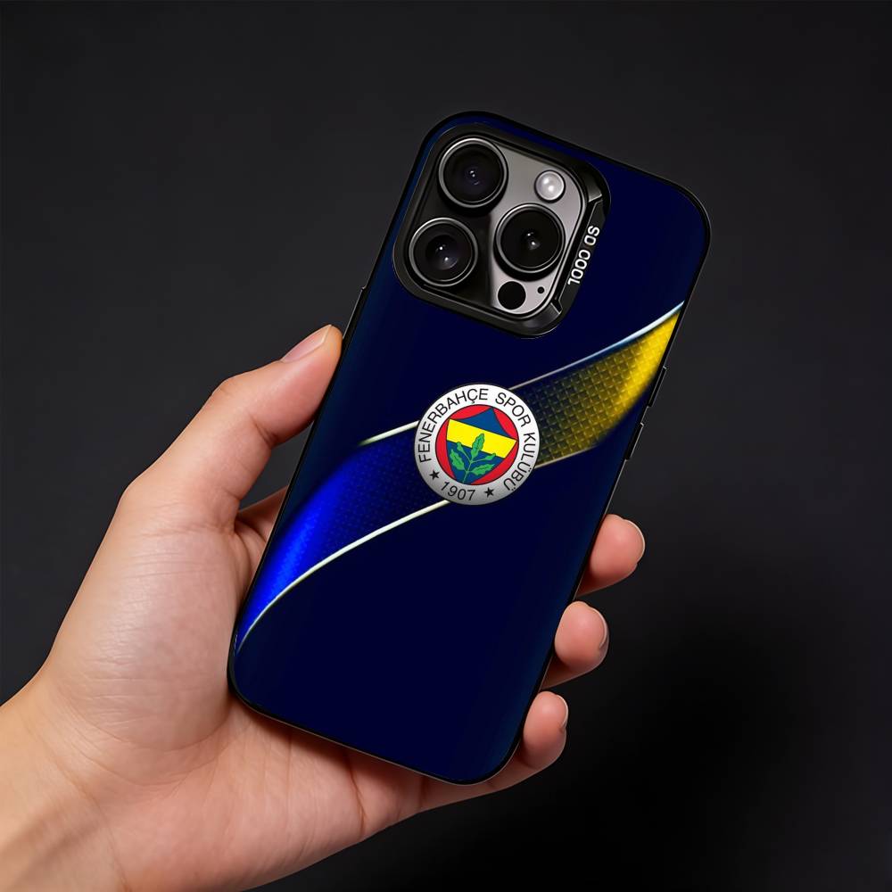 EPC Turkey F-Fenerbahce Phone Case For iPhone17, 16,15,14,13,12 Pro Max Black Candy Matte Shockproof Cover iPhone17air