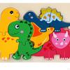 for Toddlers3 4 5 Years Old, Colorful Wood Peg Puzzles, Animal Shape Educational Toddler Learning