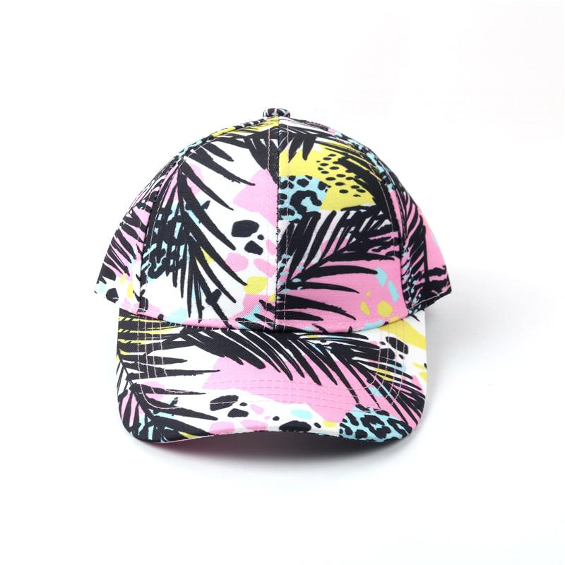 New Fashion Colorful Tie-Dye Baseball Cap Spring Men'S And Women'S Trend Lovers Hat Outdoor Sports Adjustable Sun Graffiti Bones