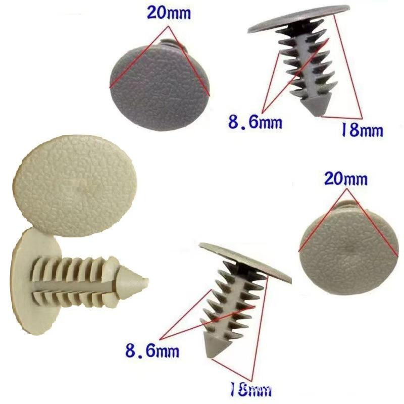 Universal Car Roof Liner Clips & Trim Panel Buckles - Complete Set