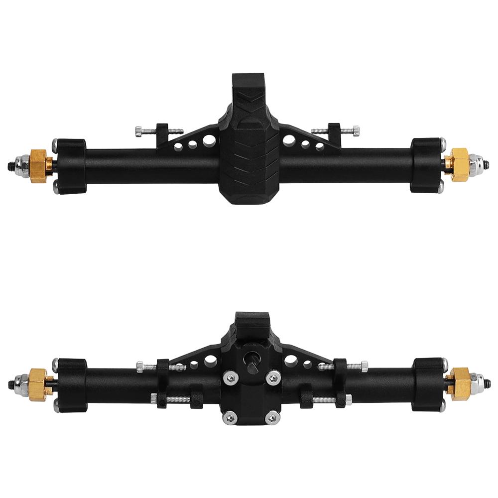 1/24 Scale Plastic Nylon Axles Front and Rear Portal Axle Assembly w/New C Knuckle for Axial SCX24 90081 C10 JEEP Upgrade Parts
