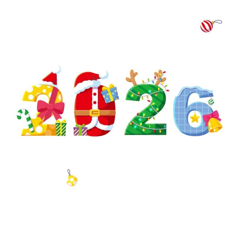 PVC Christmas Window Stickers Santa Claus Designs Snow Designs Christmas Window Decals Electrostatic Stickers Martian Designs