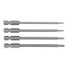 Alloy Steel Screwdriver Bits Silver 1 4 Hex Shank Magnetic Head Hot Sale