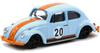 TARMACWORKS Volkswagen Beetle Low Ride Height Finished Product 1/64 Blue/Orange